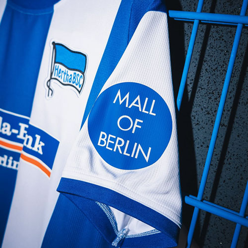 Die Mall of Berlin ist Ärmelsponsor von Hertha BSC in der Saison 2026/27 Die Mall of Berlin ist Ärmelsponsor von Hertha BSC in der Saison 2026/27